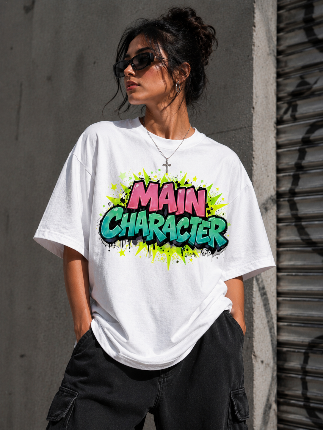 Main Character Oversized Tee