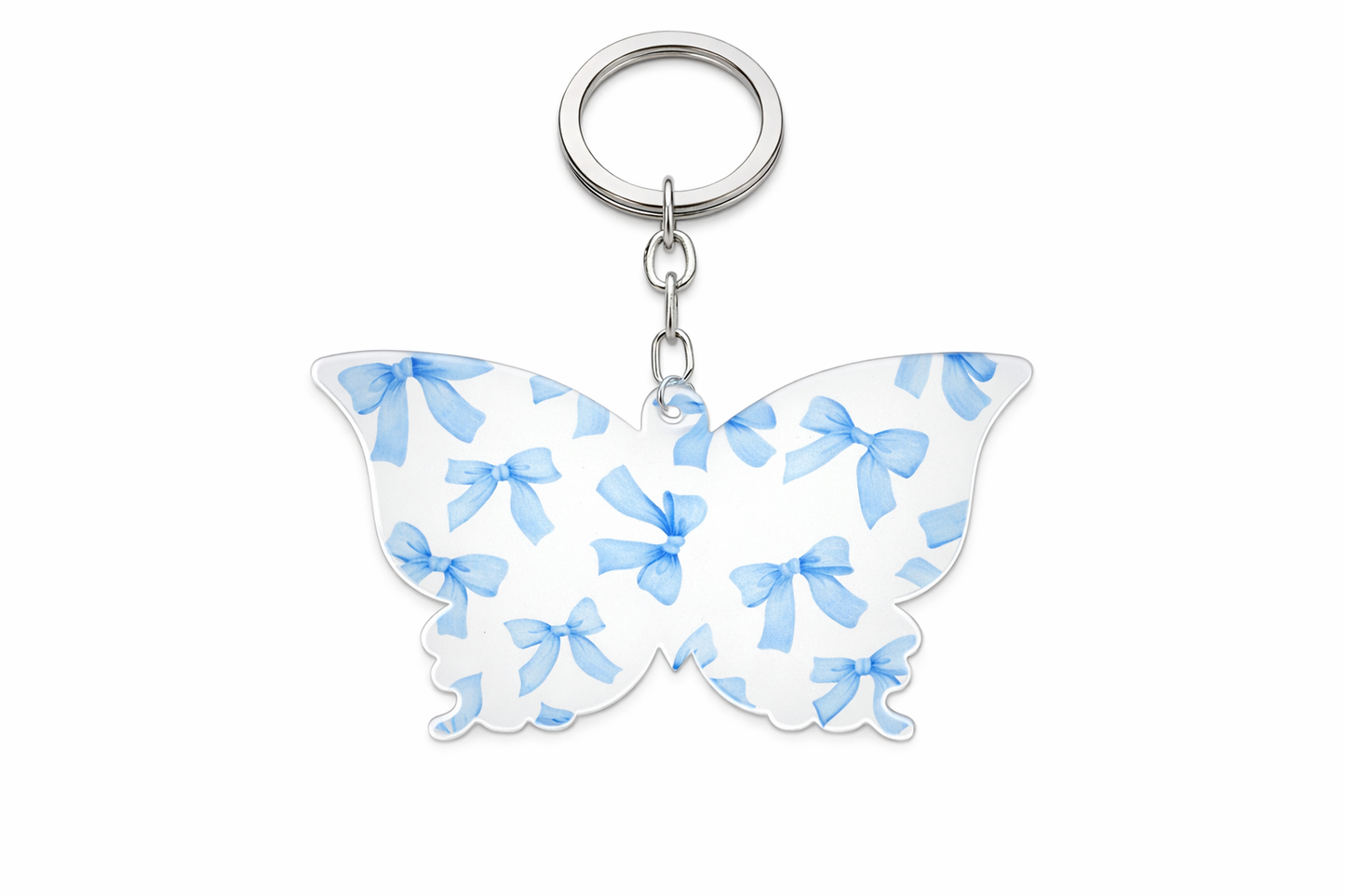 Butterfly Acrylic Keychain (Custom Name)