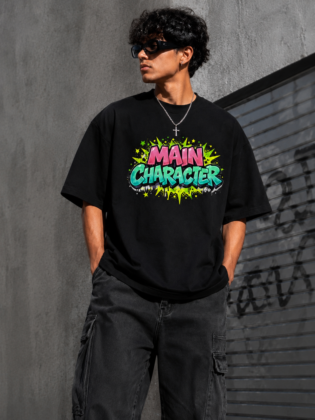 Main Character Oversized Tee