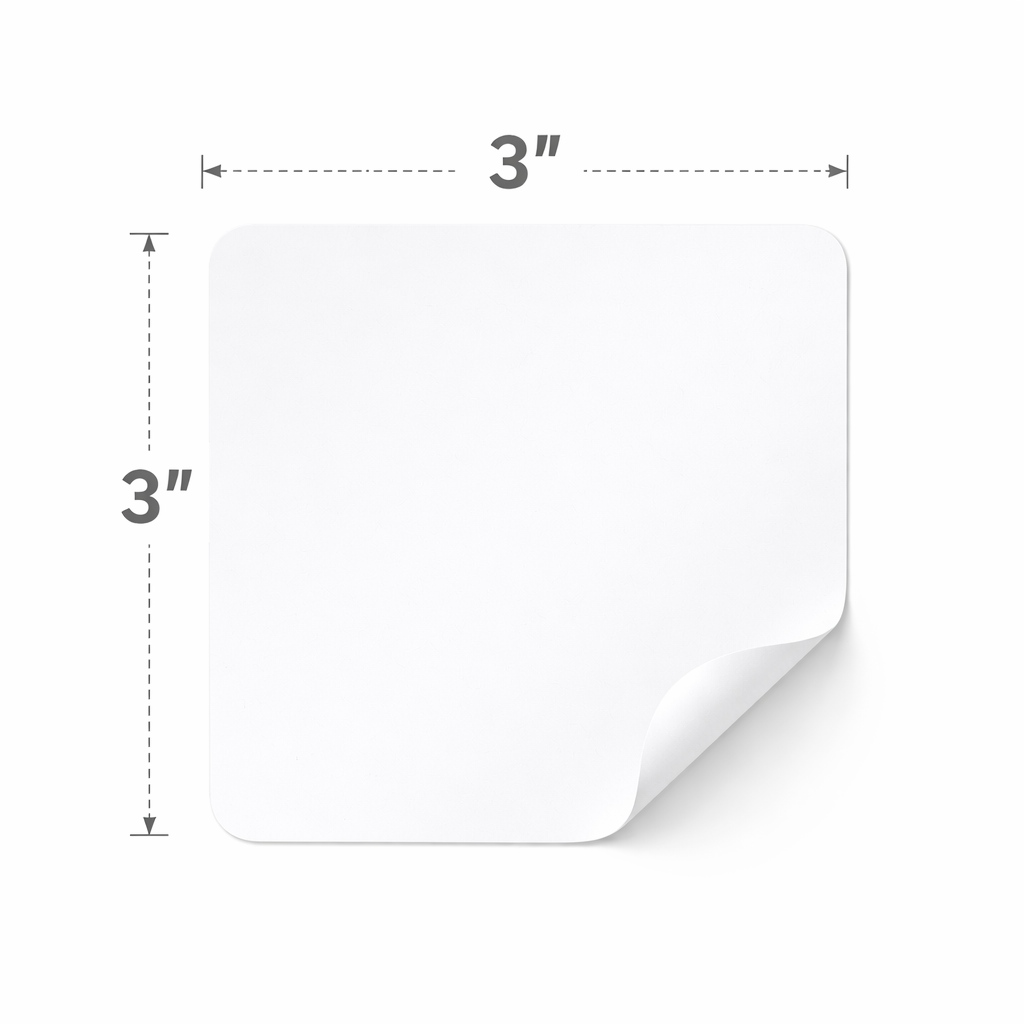 Custom Shape Die-Cut Stickers (White Paper)