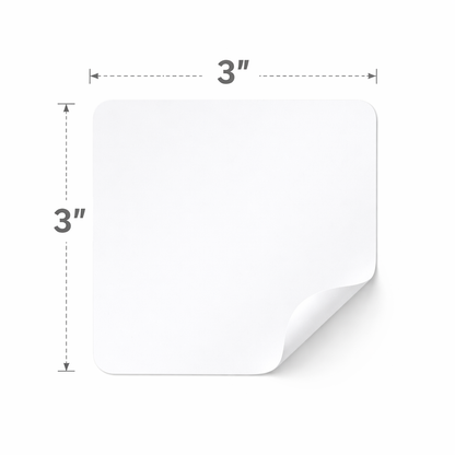 Custom Shape Die-Cut Stickers (White Paper)