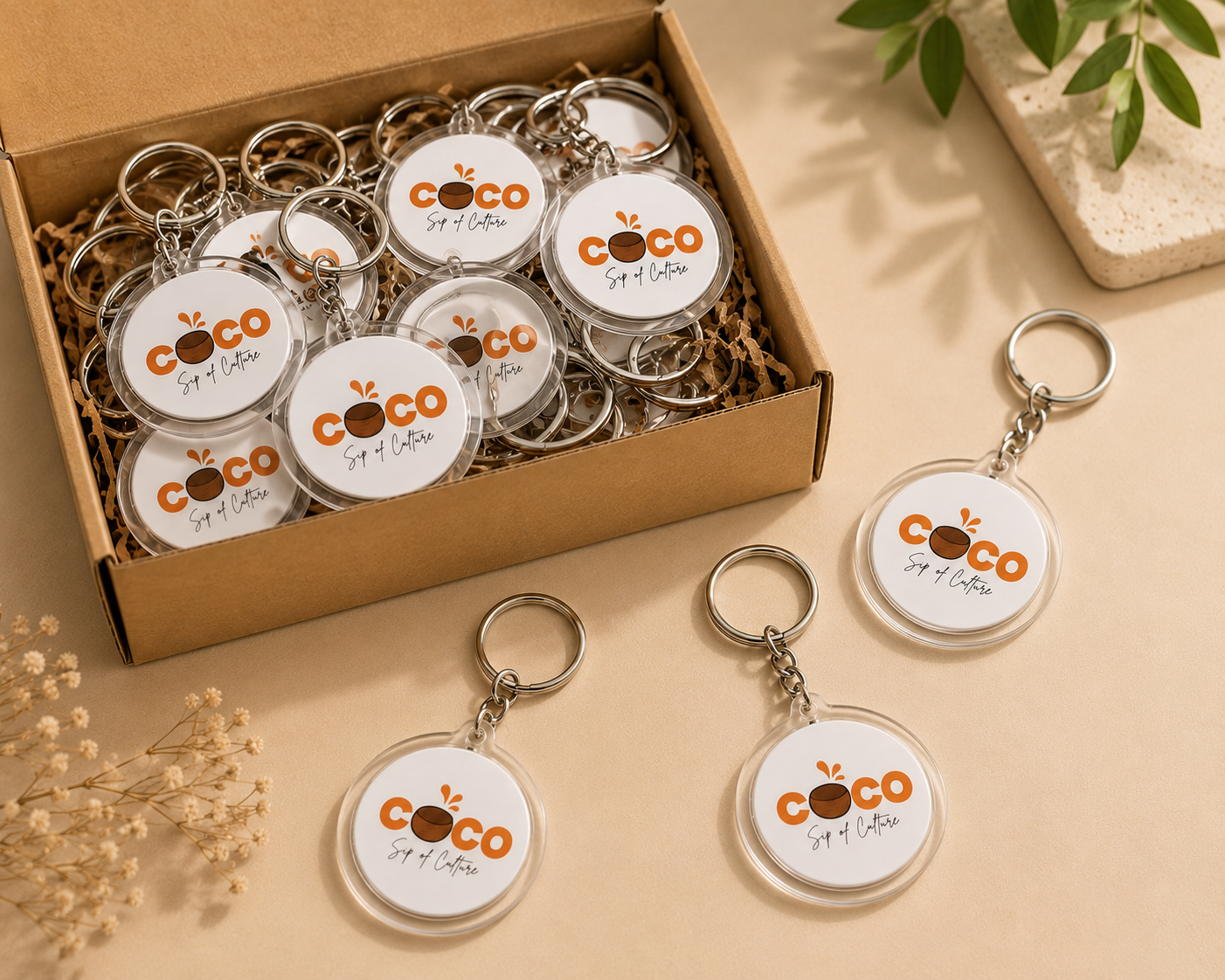 Custom Photo/Logo NFC Keychain
