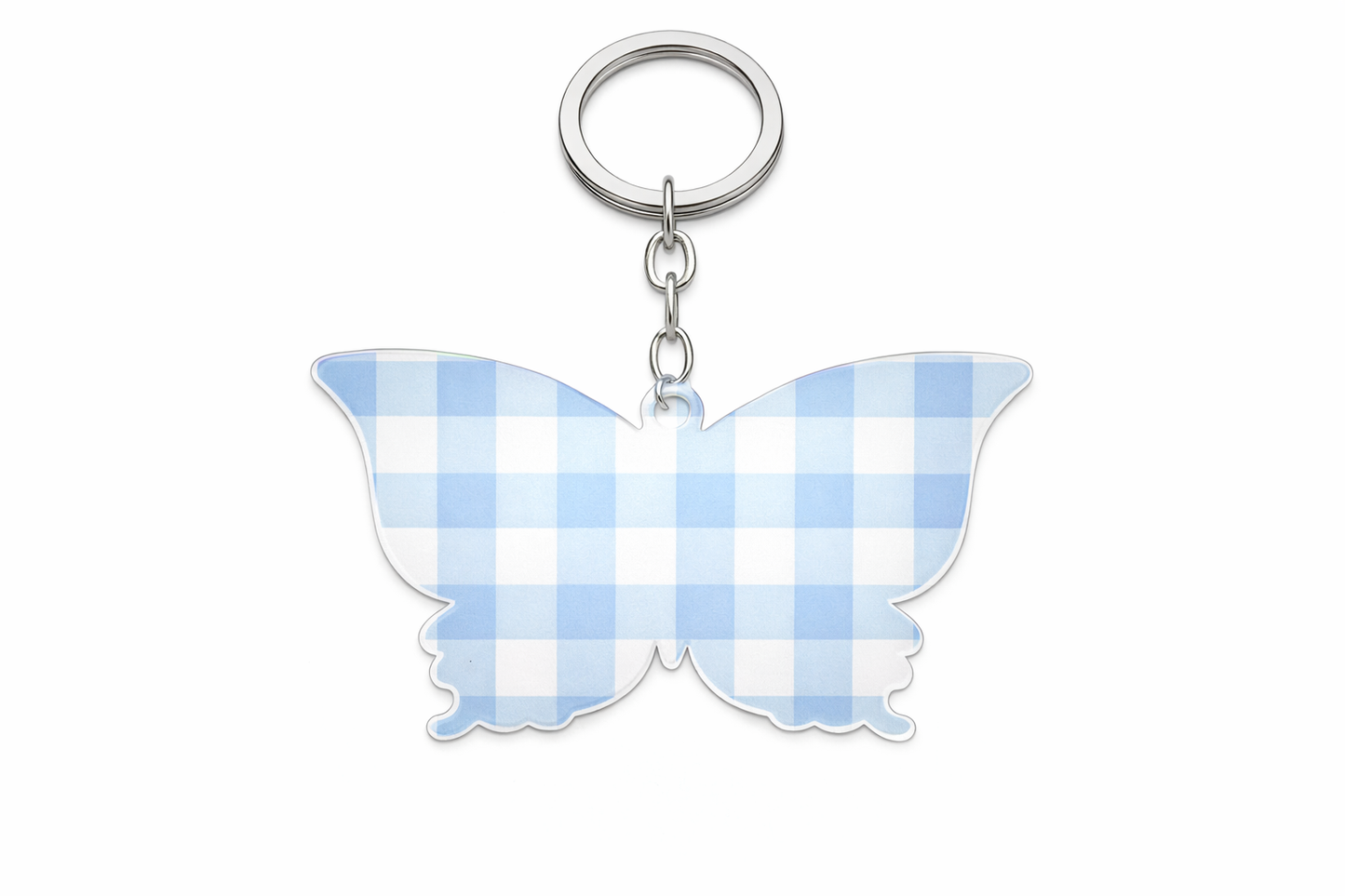 Butterfly Acrylic Keychain (Custom Name)