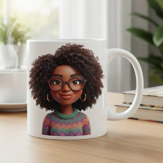 Custom 3D Cartoon Photo Mug - Turn Your Photo Into Art