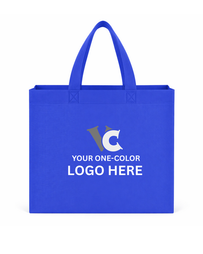 Waterproof shopping tote bag ( 12.6" x 6.3" x 11.8")