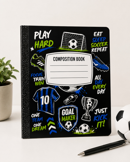 Custom Composition Book 2pk (Male Designs)