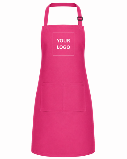 Adult Adjustable Bib Apron w/ Pocket - Unisex