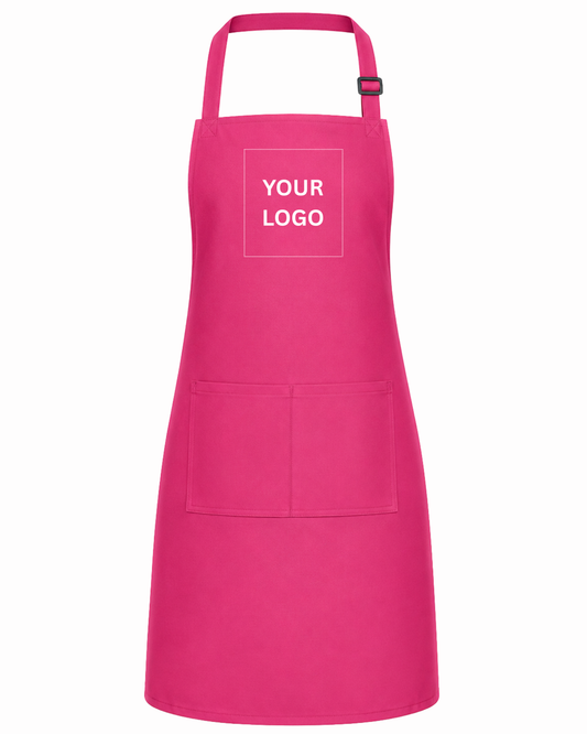 Adult Adjustable Bib Apron w/ Pocket - Unisex