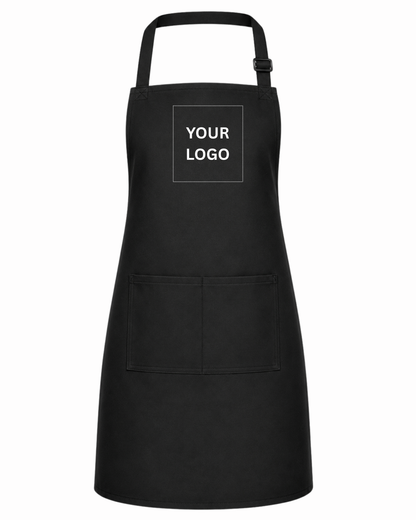 Adult Adjustable Bib Apron w/ Pocket - Unisex