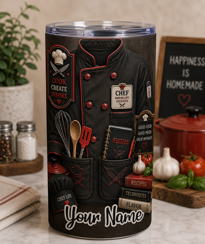 Custom Chef Tumbler - 20oz