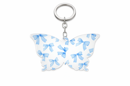 Butterfly Acrylic Keychain (Custom Name)