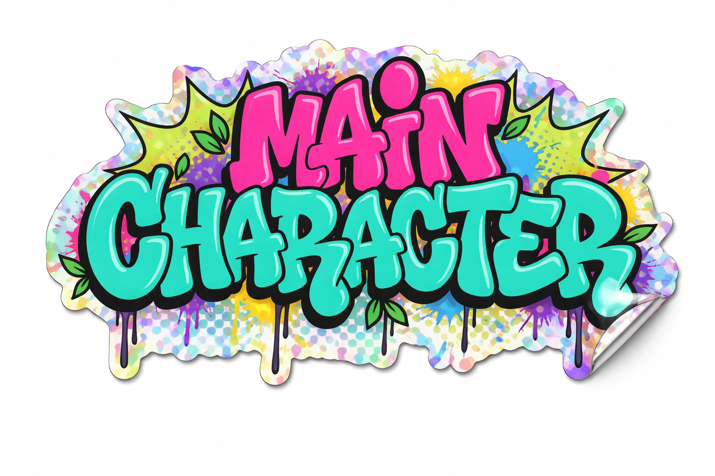Custom Shape Die-Cut Stickers (Holographic)