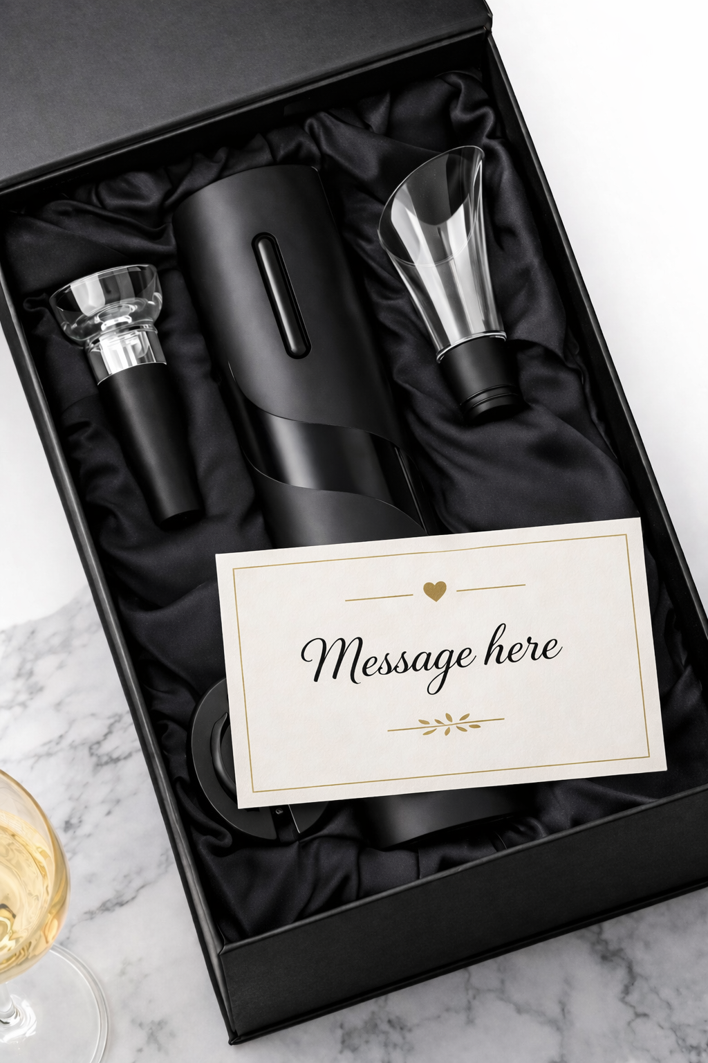 Automatic Wine Opener with Custom Message