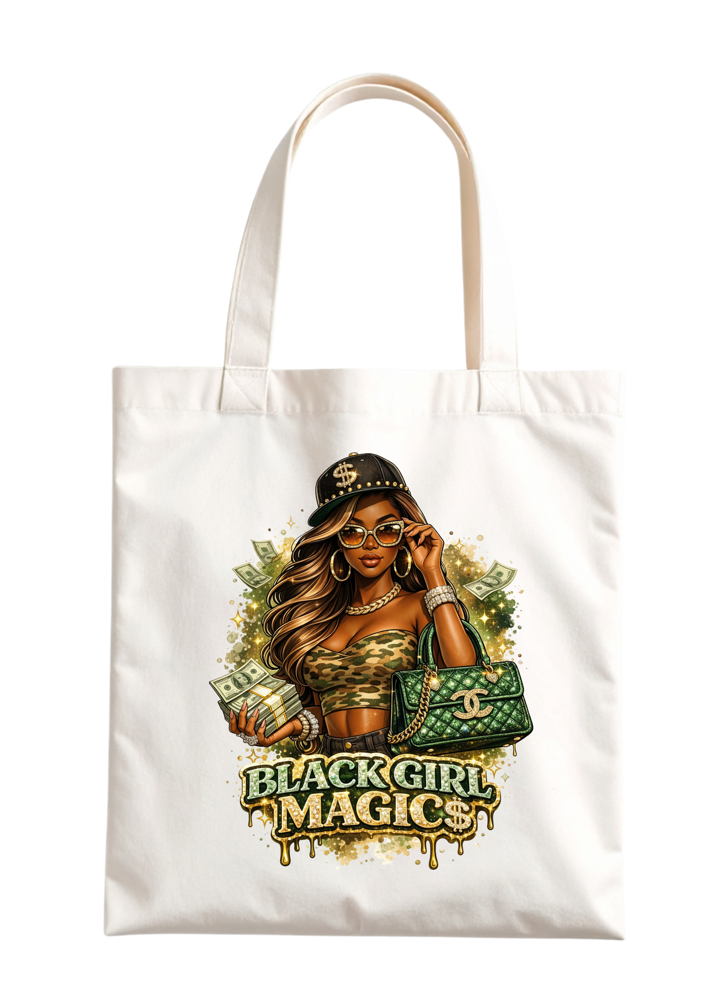 Black Girl Magic - Tote Bag (Green)