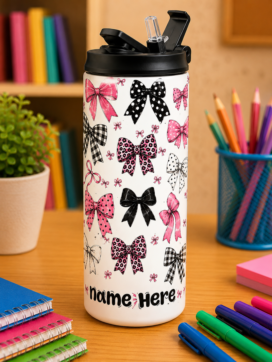 Insulated Bottle (Girly Designs)