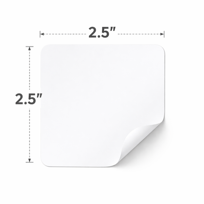 Custom Shape Die-Cut Stickers (White Paper)