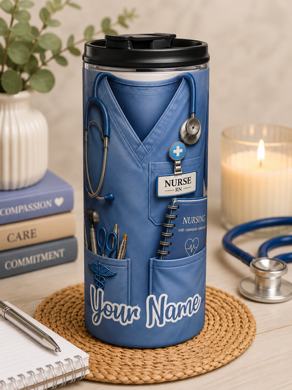 Custom Nurse Tumbler - 20oz