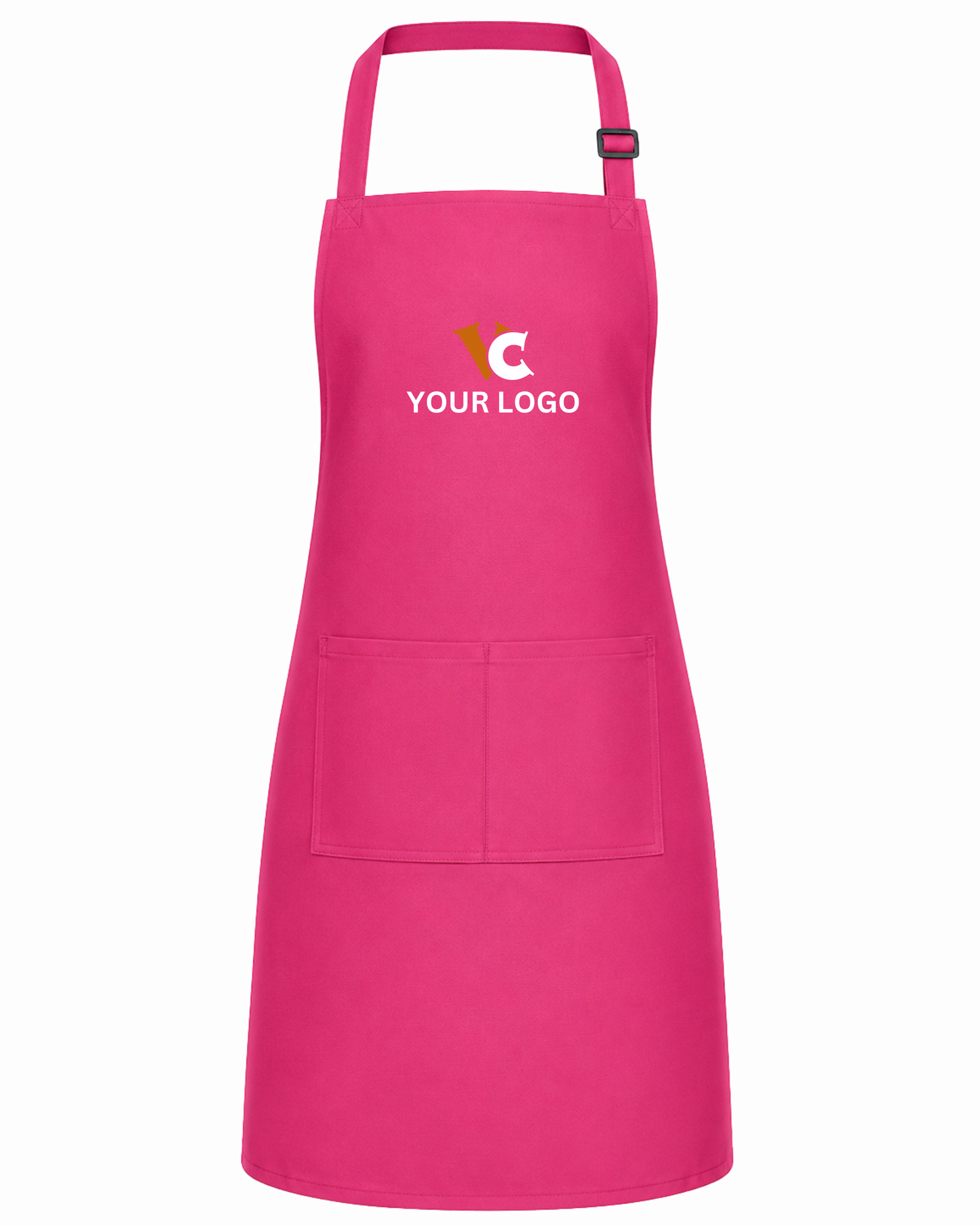 Adult Adjustable Bib Apron w/ Pocket - Unisex