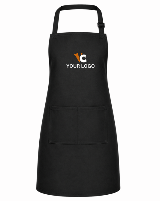 Adult Adjustable Bib Apron w/ Pocket - Unisex