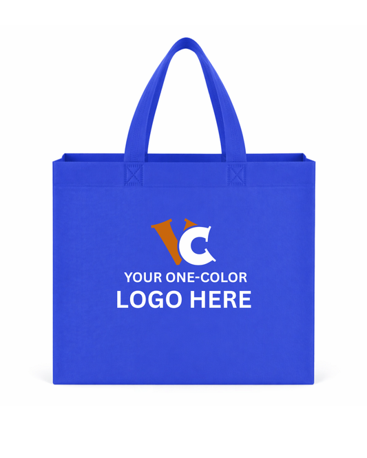 Waterproof shopping tote bag ( 12.6" x 6.3" x 11.8")