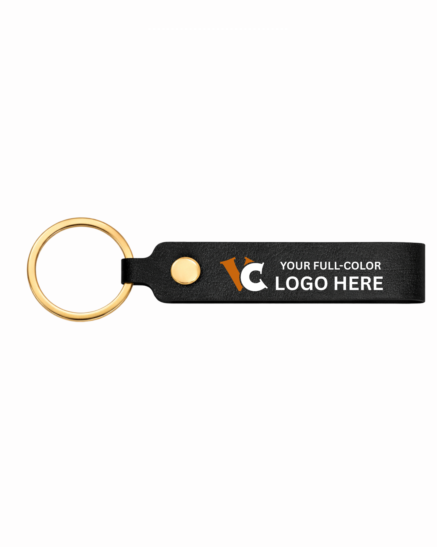 Leather Keychain (Custom logo/photo)