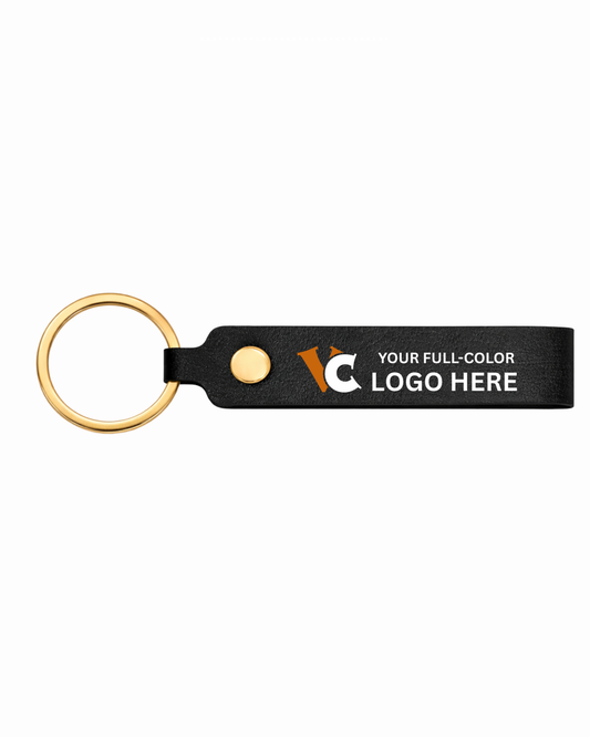 Leather Keychain (Custom logo/photo)
