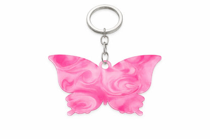 Butterfly Acrylic Keychain (Custom Name)