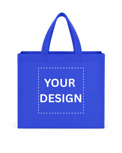 Waterproof shopping tote bag ( 12.6" x 6.3" x 11.8")