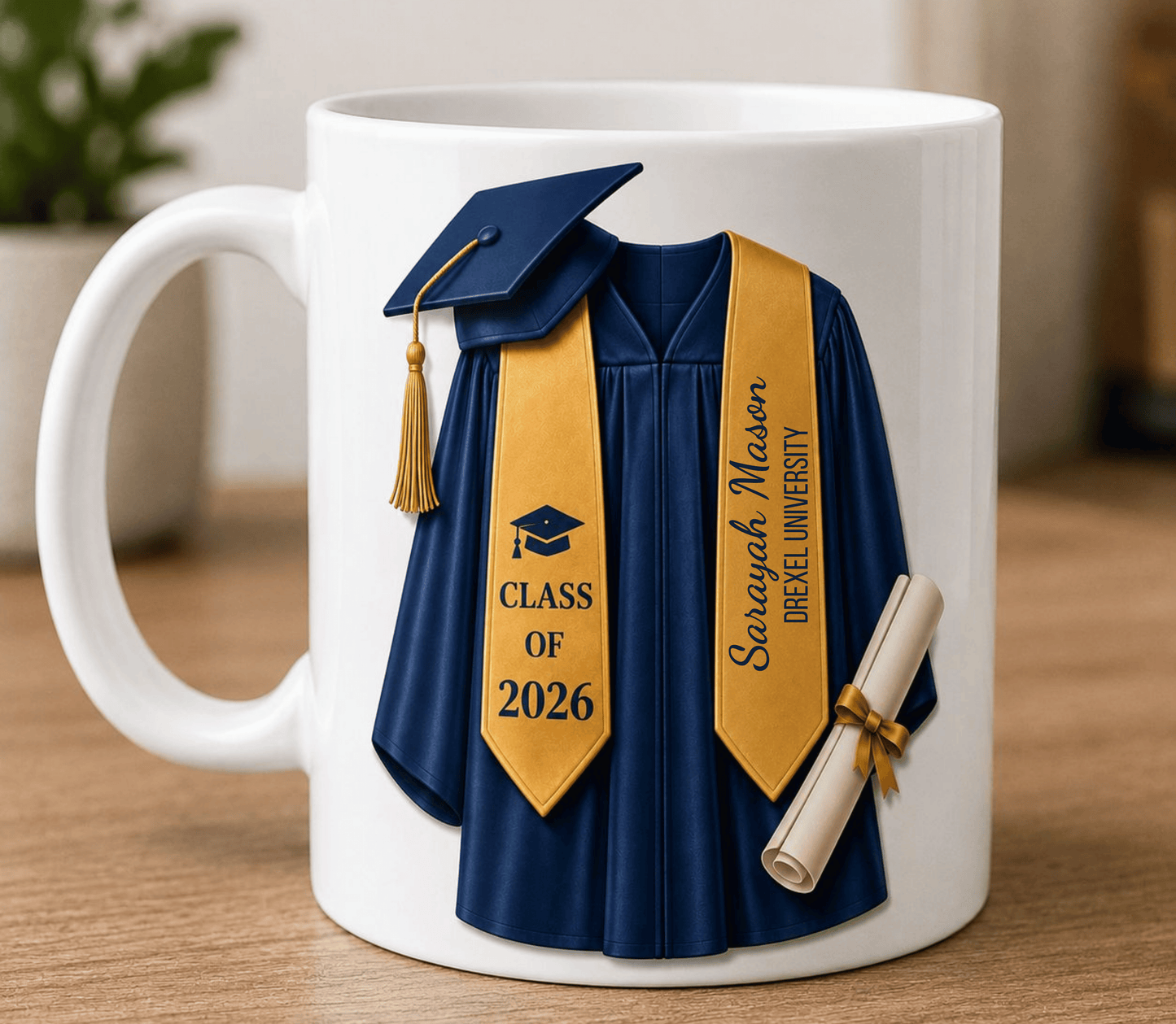Gown & Sash Custom Mug - 11oz