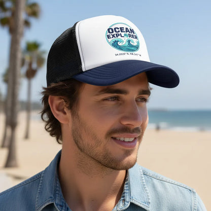 Two Colored Trucker Cap - Unisex