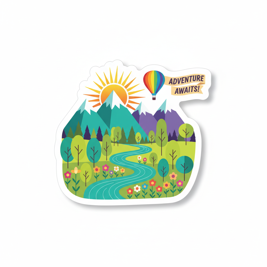 Custom Shape Die-Cut Stickers (White Paper)