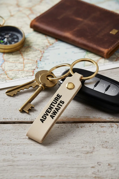 Leather Keychain